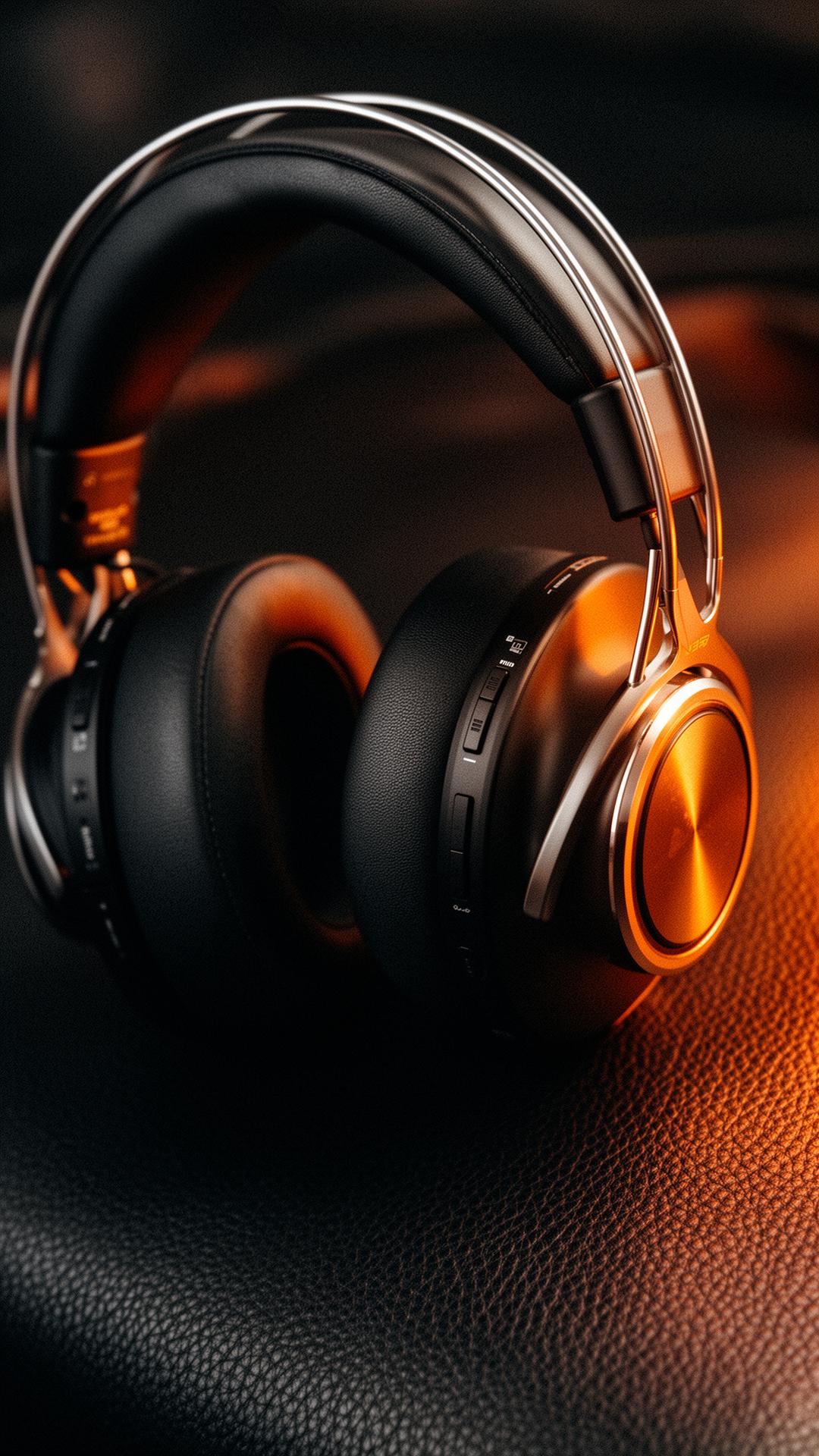 Studio headphones ready for a recording session
