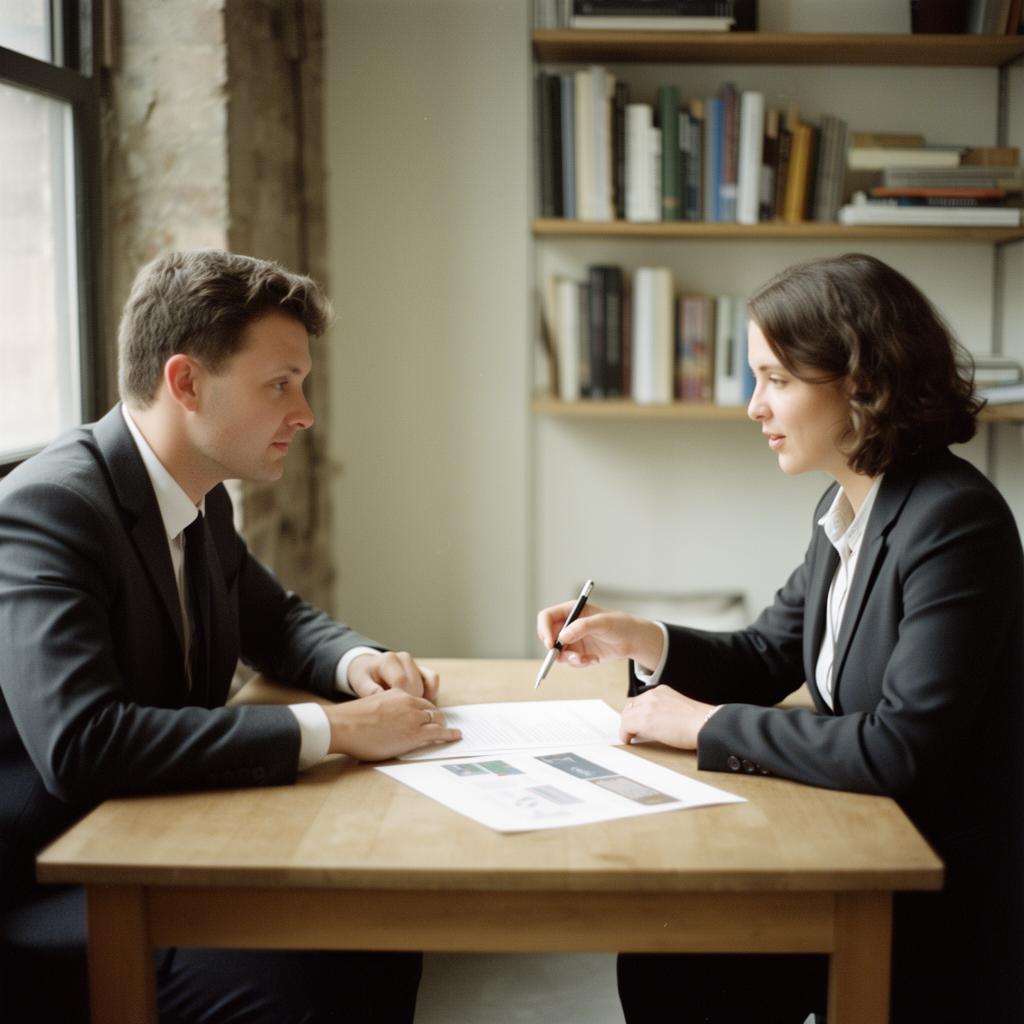 A working session mapping a business process